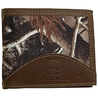 John Deere Mens Passcase Wallet In Gift Box