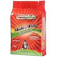 I Must Garden Mole & Vole Repellent: Professional Strength – Twice The Coverage – All Natural Ingredients - Pleasant Scent - 5lb Bag