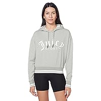 Juicy Couture Women's Cropped Logo Pullover Hoodie