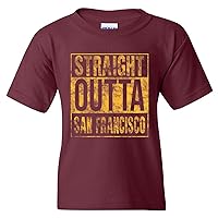 UGP Campus Apparel Straight Outta, Hometown Pride, Basic Cotton Youth T-Shirt