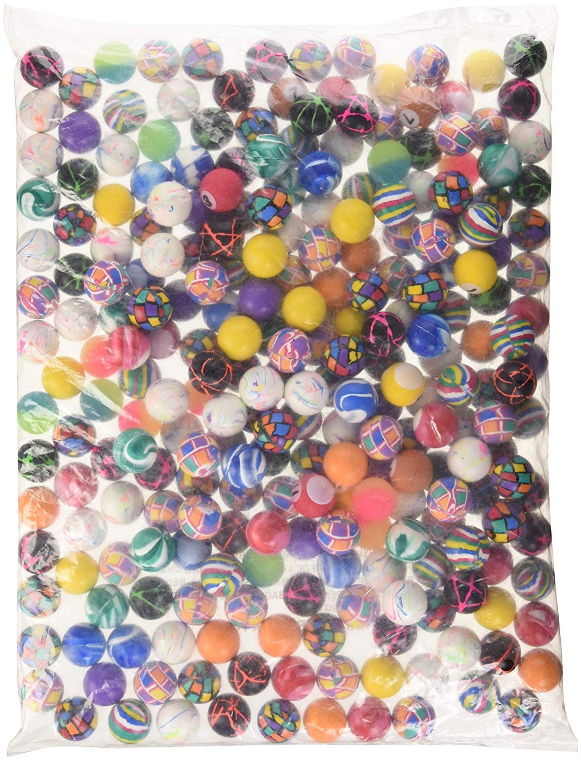 Rhode Island Novelty 27mm Assorted Bounce Balls, 250 Count