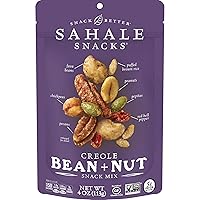 Sahale Snacks Creole Bean + Nut Snack Mix, 4 Ounces (Pack of 6)