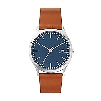 Signatur Minimalist Men's Watch with Stainless Steel Bracelet, Mesh or Leather Band
