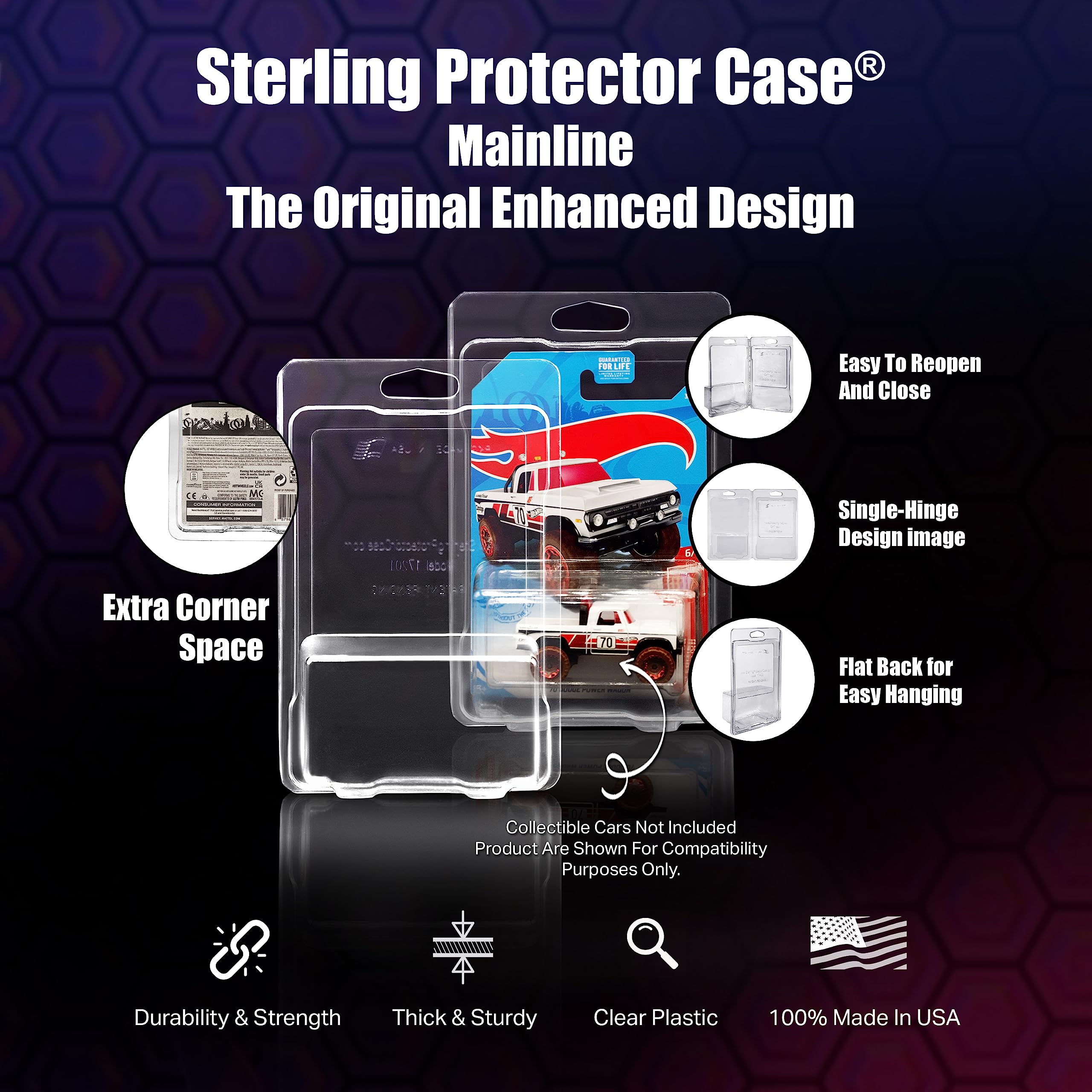 Sterling Protector Case Mainline 24 Pack for Hot Wheels & Matchbox