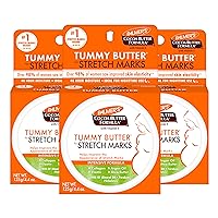 Cocoa Butter Formula Tummy Butter Balm for Stretch Marks and Pregnancy Skin Care, 4.4 Ounces (Pack of 3)