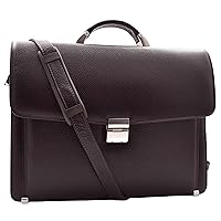 Mens Leather Briefcase Italian Cowhide Business Office Laptop Satchel Bag A206