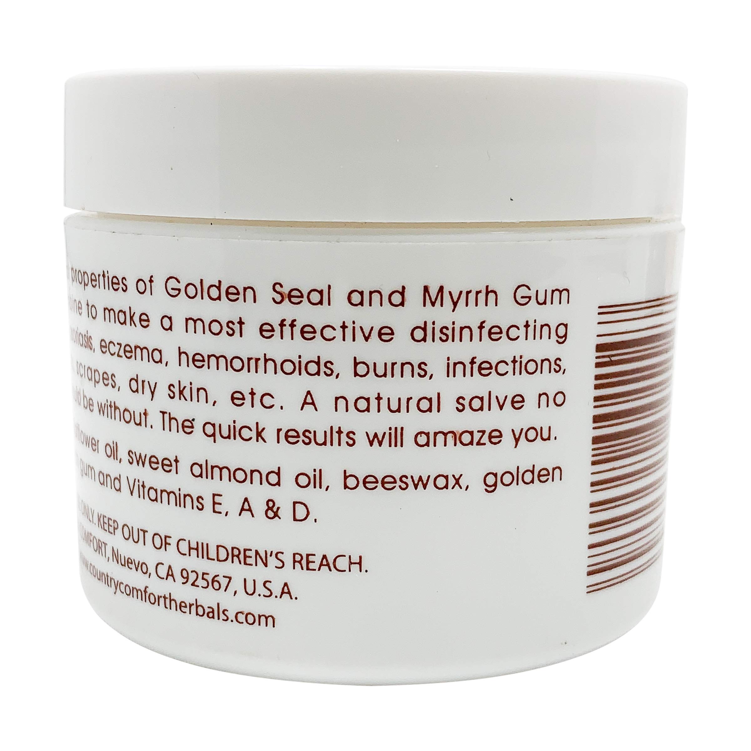 Country Comfort Herbal Savvy Goldenseal Myrrh Supplement, 2 Ounce (Pack of 3)