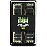 NEMIX RAM 128GB (2X64GB) DDR5 4800MHZ PC5-38400 1.1V 288-PIN 2Rx4 Registered ECC RDIMM Server Memory MR38400-924