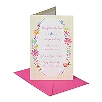 American Greetings Birthday Card for Daughter-In-Law (Beautiful Person)