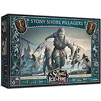 CMON A Song of Ice and Fire Tabletop Miniatures Stony Shore Pillagers Unit Box - House Greyjoy Resilient Raiders! Strategy Game for Adults, Ages 14+, 2+ Players, 45-60 Minute Playtime, Made