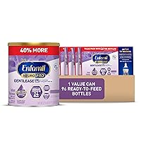 Enfamil NeuroPro Gentlease Baby Formula, Brain Building DHA, HuMO6 Immune Blend, Reduce Fussiness, Crying, Gas & Spit-up in 24 Hrs,27.4 Oz Can + Ready-to-Feed Infant Formula,Liquid, 2 Fl Oz (24 Count)