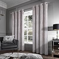 always4u Soft Crushed Velvet Curtains Grommet Luxury Drapes for Living Room Bedroom Shimmery Privacy Light Blocking Window Treatment 2 Panels Coffee 54 * 84