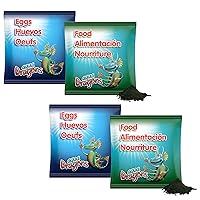 AQUA DRAGONS Eggs & Food Combo - Refill for Your Own Tank (2 Pack)