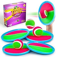 Kids Toys Toss and Catch Game Set - Beach Toys Pool Toys Outdoor Toys for Kids Ages 4-8, Classic Outdoor Games, Beach Games, Yard Games for Kids Adults Family Outside Games