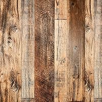 TANONE Brown Wood Peel and Stick Wallpaper 17.8