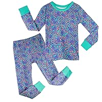 Mightly Boys and Girls' Pajamas | 100% Organic Cotton Soft, Elastic and Comfortable Footless Pajama Set for Toddlers & Kids