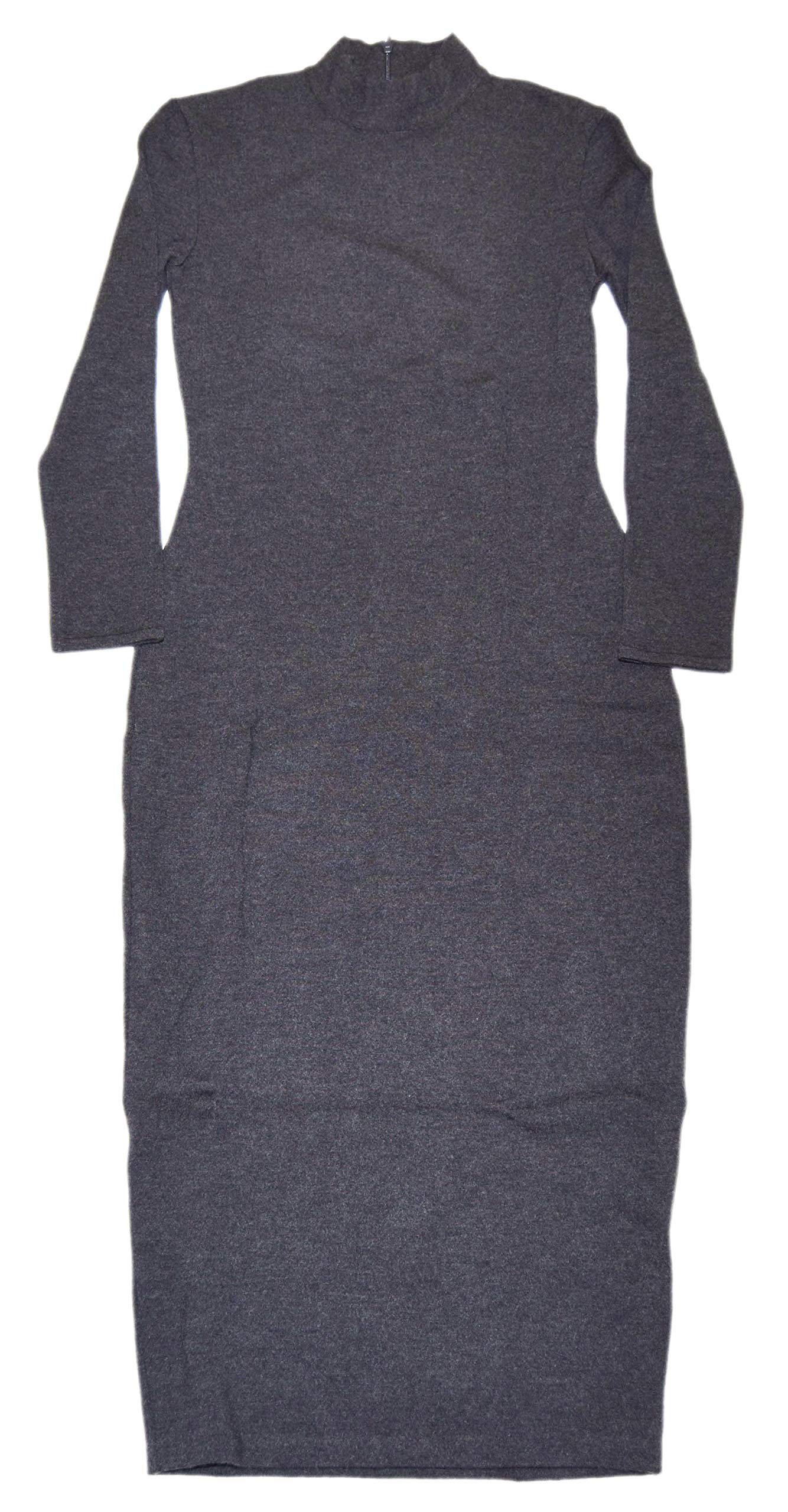 Ralph Lauren Collection Purple Label Womens Cashmere Sweater Dress Italy Gray