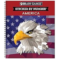 Brain Games - Sticker by Number: America (28 Images to Sticker) Brain Games - Sticker by Number: America (28 Images to Sticker) Spiral-bound