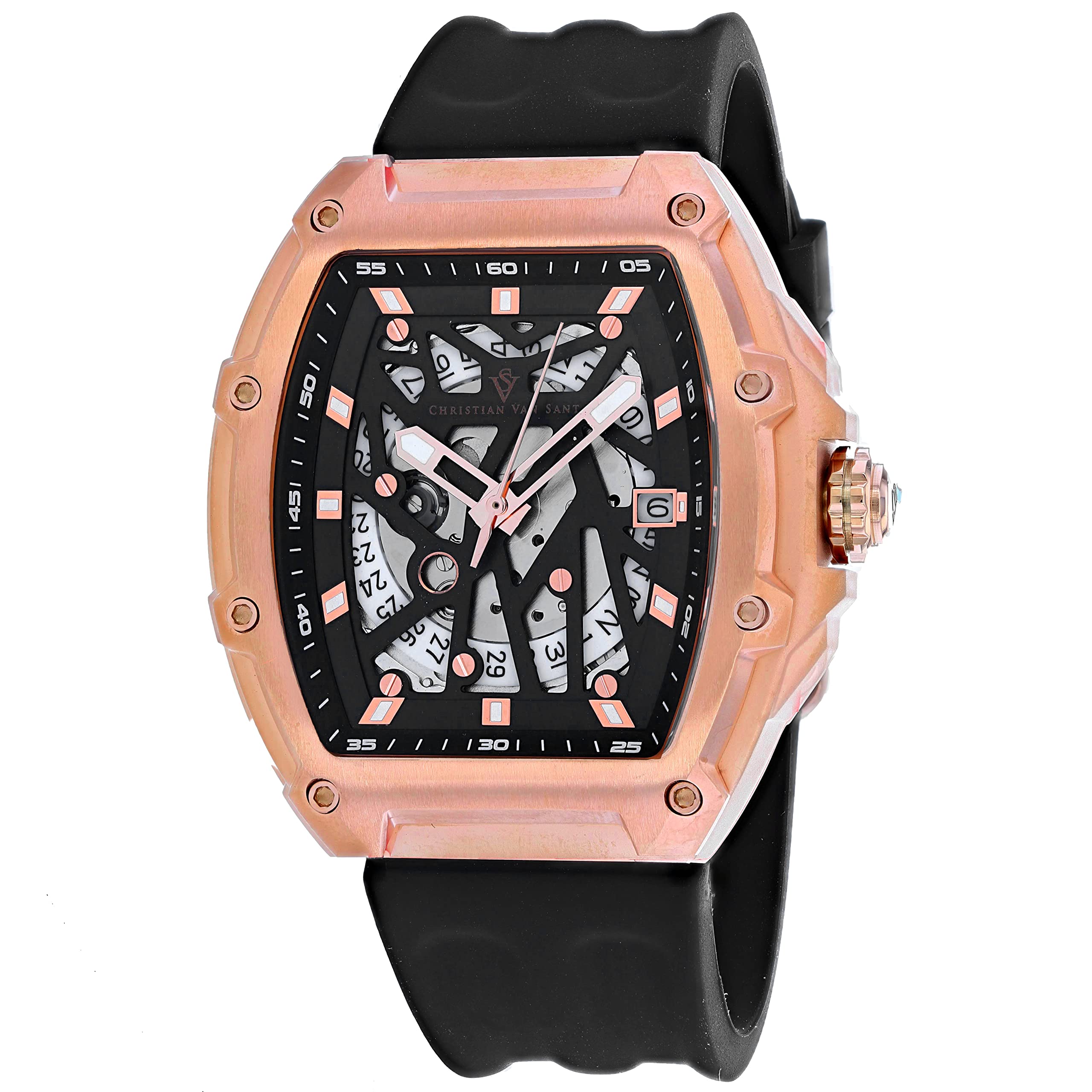 Christian Van Sant Odyssey Watch | Black Dial Watch (Model:CV6195)