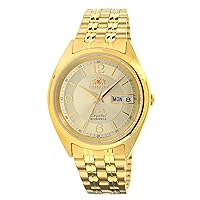 Orient TriStar Mens Classical Automatic Sunray Gold Watch,FAB0500CC