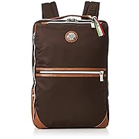 Orobianco FORTUNA Business Backpack, Genuine Product, A4 Size, 13.3-inch Laptop Storage, Brown x Light Brown