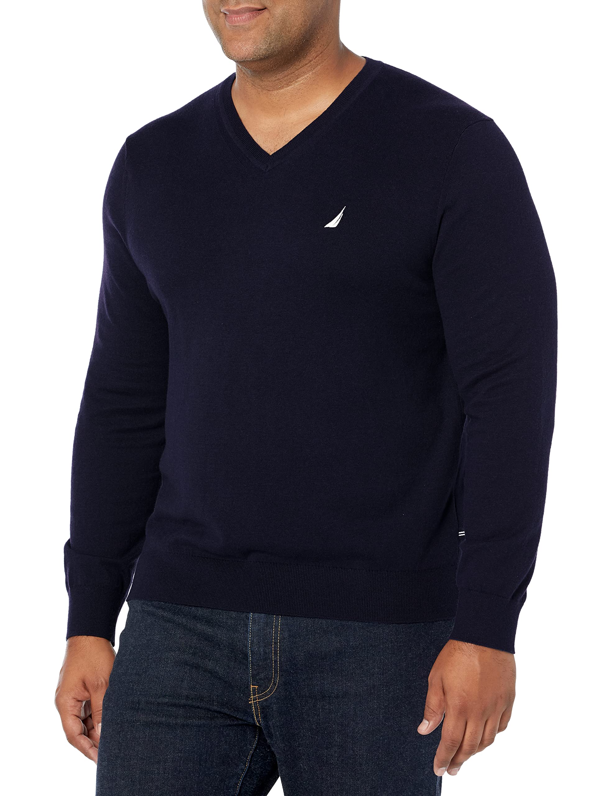 Nautica Men's Classic Fit Navtech Soft V-Neck Sweater