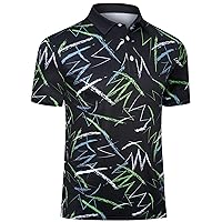 Golf Shirts for Men Quick Dry Performance Short Sleeve Casual Lightweight UPF30 Polo Shirt