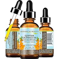 CALENDULA OIL Egyptian Calendula Officinalis Marigold Oil Pure Natural for FACE, SKIN, BODY, HAIR, NAILS 1Fl.oz.- 30 ml Skin Moisturizer Oil