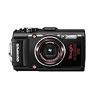 OM SYSTEM OLYMPUS TG-4 16 MP Waterproof Digital Camera with 3-Inch LCD (Black)