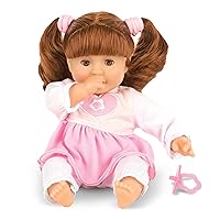 Melissa & Doug Mine to Love Brianna 12-Inch Soft Body Baby Doll With Hair and Outfit - First Baby Doll For Toy For Kids 18 Months And Up