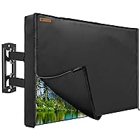 IC ICLOVER Outdoor TV Cover 41-43 inch, 600D Heavy Duty 4 Season Weatherproof TV Screen Protector with Waterproof Zipper Velcro&Remote Control Pocket, Outside Television Cover for LED, LCD, OLED TVs
