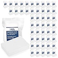 ASA TECHMED Sterile Compressed Gauze for Emergency Wound Dressing, First Aid and Trauma Kit, 50 Pack