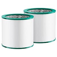 Dyson Air Purifier Filter Replacement, MORENTO Air Purifier Filter Replacement for Dyson Tower Purifier Pure Cool Link TP01, TP02, TP03, BP01, AM11, Compare to Part 968126-03 (2 Pack)