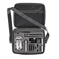 PellKing Carrying Case for Insta360 One X3 Camera,Large Hard Shell Bag with Shoulder Belt Compatible for Insta 360 Waterproof Housing Case/Bullet Time Handle/Selfie stick and other Accessories