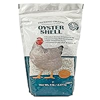 Oyster Shell - Calcium Supplement to Support Laying Hens and Strong Egg Shell Development (5 LB)