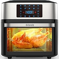 Air Fryer Oven, 10-in-1 20 QT Airfryer Oven with Visible Cooking Window, Large Air Fryer Toaster Oven Combo with Recipes & 13 Accessories, ETL Certification