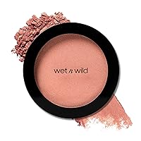 wet n wild Color Icon Blush, Effortless Glow & Seamless Blend infused with Luxuriously Smooth Jojoba Oil, Sheer Finish with a Matte Natural Glow, Cruelty-Free & Vegan - Pearlescent Pink