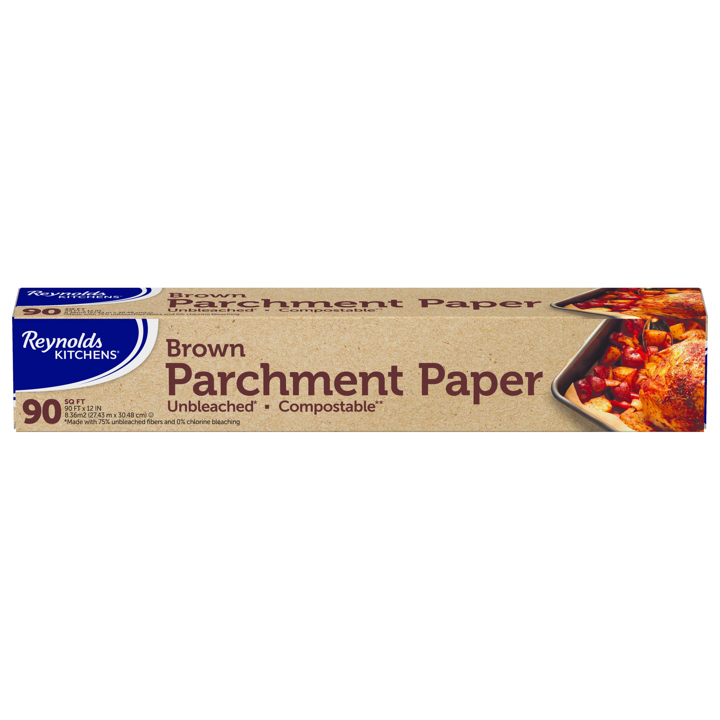 Reynolds Kitchens Brown Parchment Paper Roll, 90 Square Feet