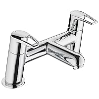 Bristan SM BF C Smile Bath Filler - Chrome Plated, Metallic