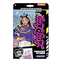 Make It Real That Girl Lay Lay Fashion Design Sketchbook - Fashion Sketchbook for Girls - Kids Fashion Design Kit with Drawing Pages, Stickers & Stencils - Fashion Coloring Book for Girls 6-8-10-12-14