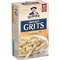 Quaker Instant Grits, Butter, 0.98oz Packets, (10 Pack)