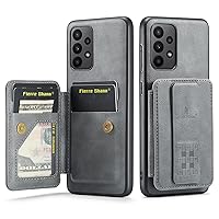 Smartphone Flip Cases Compatible with Samsung Galaxy A53 5G Wallet Case,Shockproof Stand Phone Back Wallet Case,with Retractable Finger Strap Handheld Design Protective Case W Card Holder [RFID Blocki