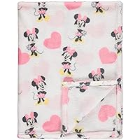 Disney Characters Flannel Fleece Baby Blanket - Soft & Cozy 30x40 Inches, Featuring Mickey Mouse, Minnie Mouse, Winnie The Pooh, and Dumbo