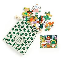 Mudpuppy Happy Campers - 36 Piece Puzzle To Go Featuring Adorable Campfire Trio Perfect Summer Travel Activity For Children Ages 3 and Up