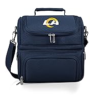 PICNIC TIME NFL unisex-adult NFL Pranzo Lunch Bag, Insulated Lunch Box with Picnic Set, Lunch Cooler Bag