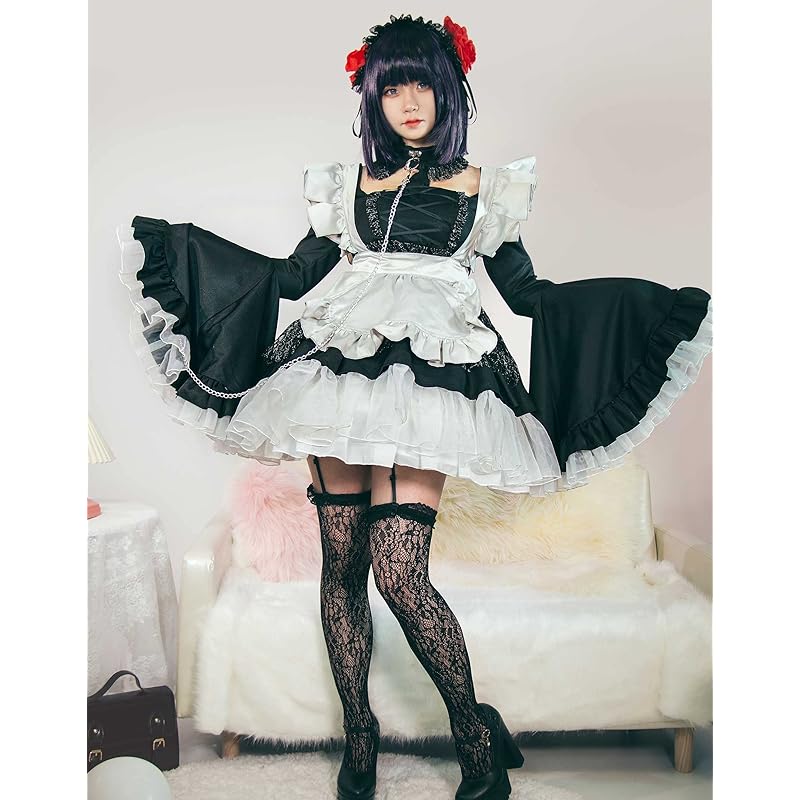Lady Girl Maid Dress Lolita Anime Cosplay Costume Japanese Uniform Waitress  Cute | eBay