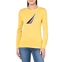 Nautica Women's Pullover Long Sleeve Crewneck Sweater