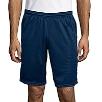 Hanes Sport Men's Mesh Pocket Shorts, Men’s Performance Gear Shorts, Men’s Athletic Shorts, 9