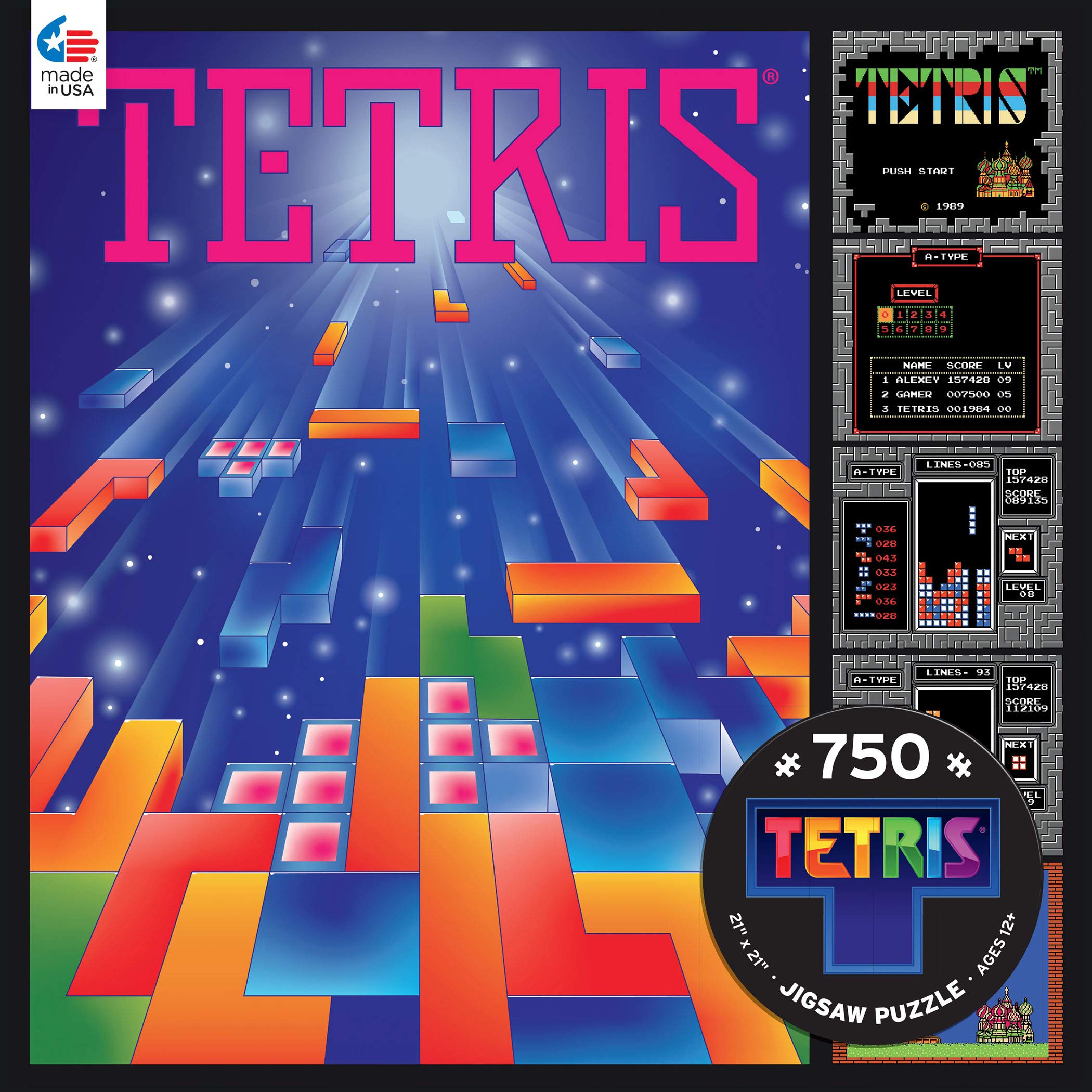 Ceaco - Tetris - Gaming Poster - 750 Piece Jigsaw Puzzle