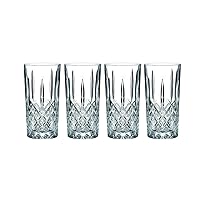 Marquis by Waterford Markham Highball Set of 4, 1 Count(Pack of 1), Clear